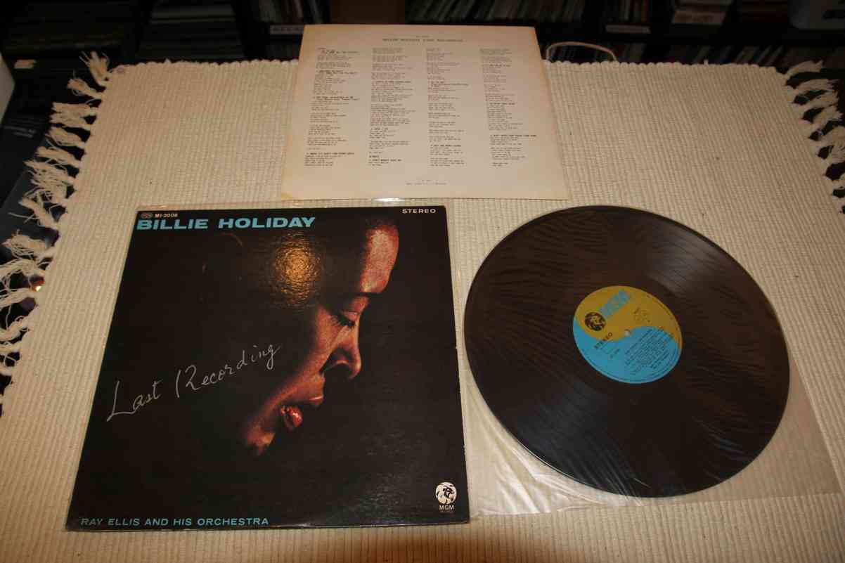 BILLIE HOLIDAY - LAST RECORDING - JAPAN PROMO